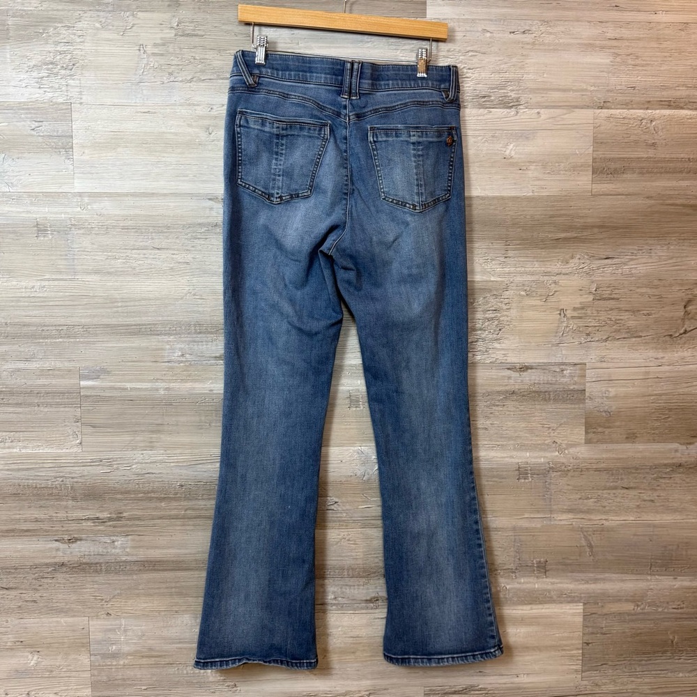 Democracy "Ab"solution High Rise Bootcut Jeans Blue Wash Size 12 - Picture 3 of 9